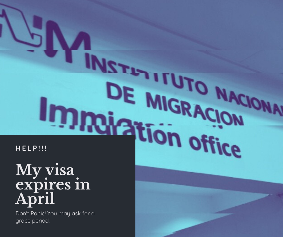 visa en México expira durante COVID-19
